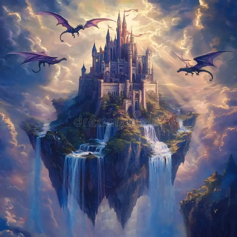 澳门赌场漂浮在星海中的梦幻城堡