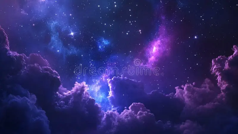 澳门赌场夜空星云彩票背景